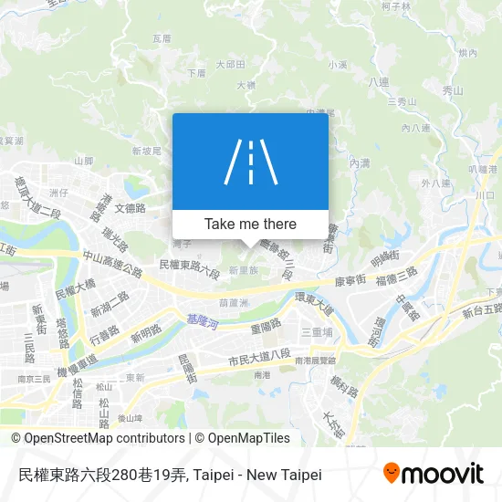 民權東路六段280巷19弄地圖