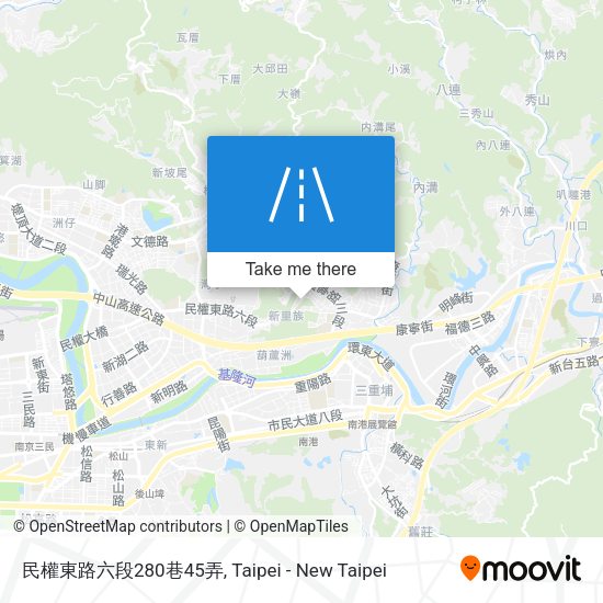 民權東路六段280巷45弄地圖