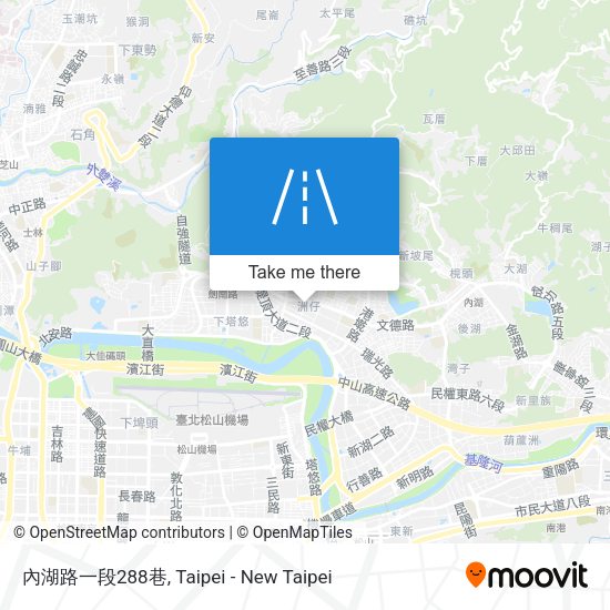 內湖路一段288巷地圖