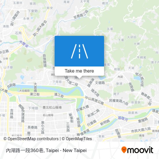 內湖路一段360巷地圖