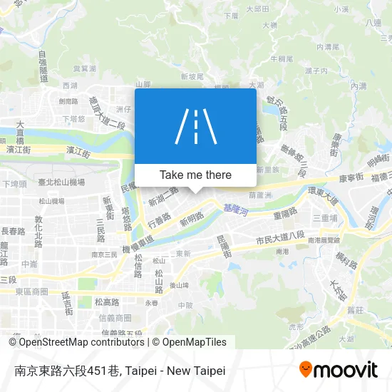 南京東路六段451巷地圖