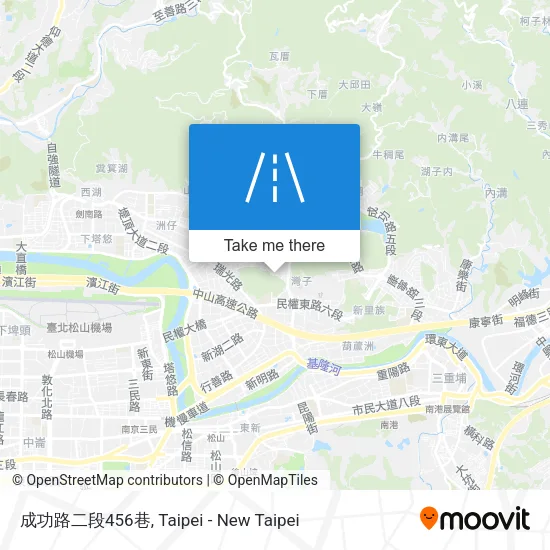 成功路二段456巷地圖