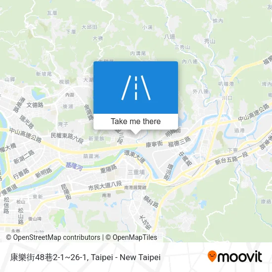 康樂街48巷2-1~26-1 map