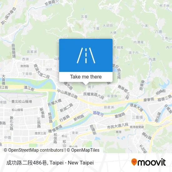 成功路二段486巷地圖