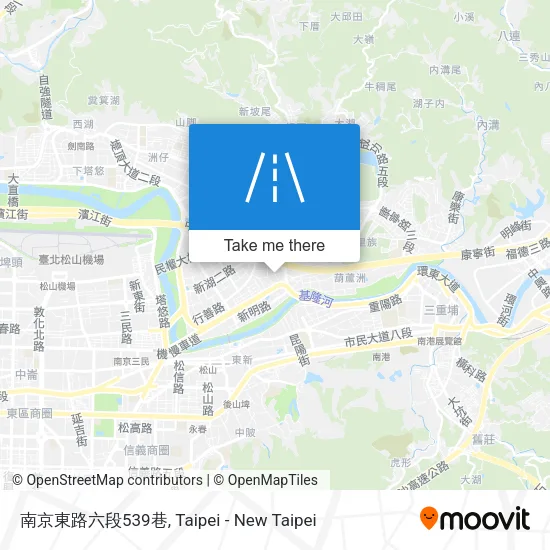 南京東路六段539巷地圖