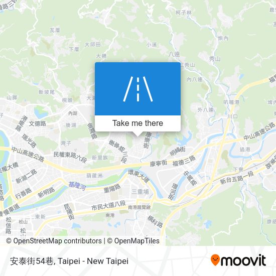 安泰街54巷地圖