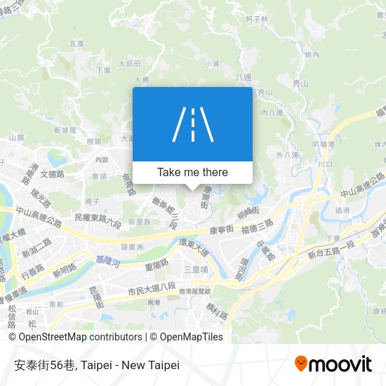 安泰街56巷地圖