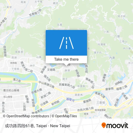 成功路四段61巷地圖