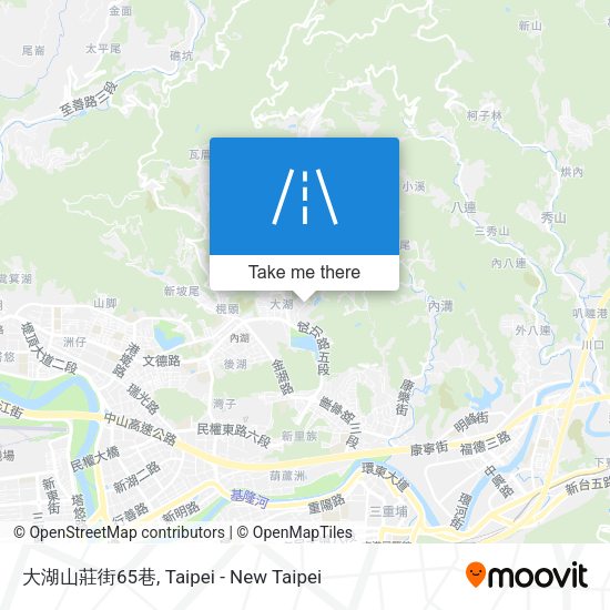 大湖山莊街65巷地圖