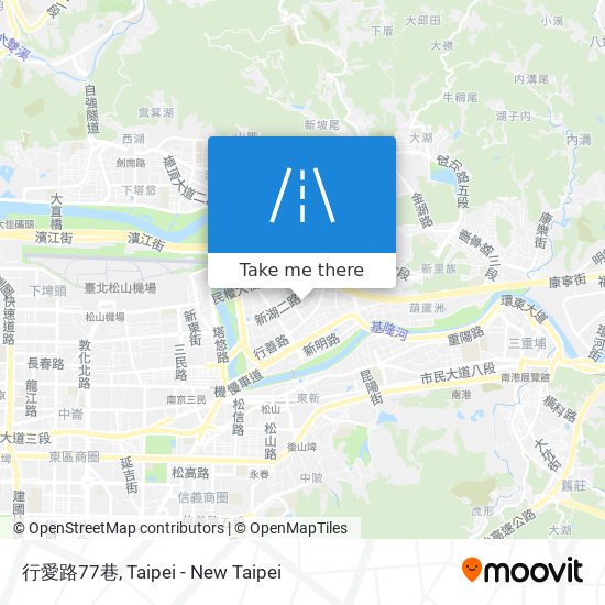 行愛路77巷 map