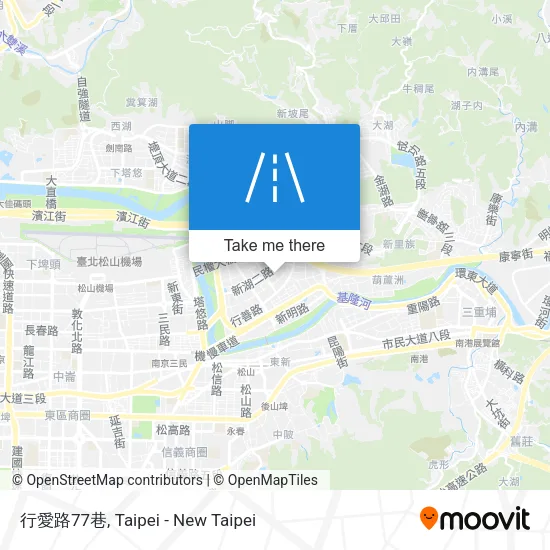 行愛路77巷地圖