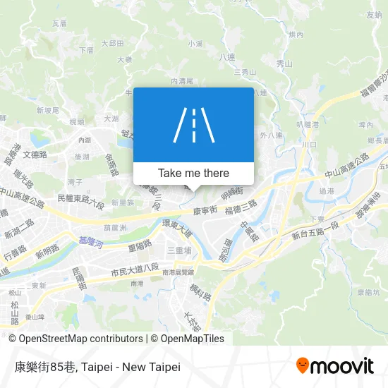 康樂街85巷 map