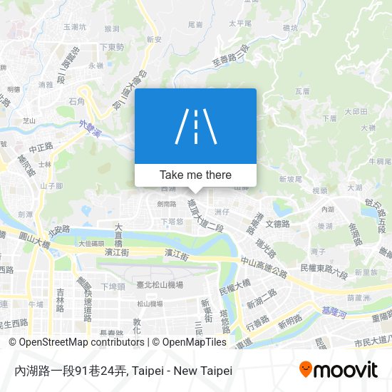 內湖路一段91巷24弄地圖
