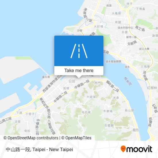 中山路一段地圖