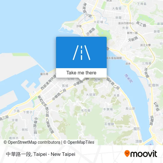 中華路一段 map