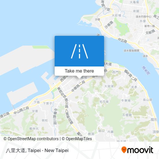八里大道 map