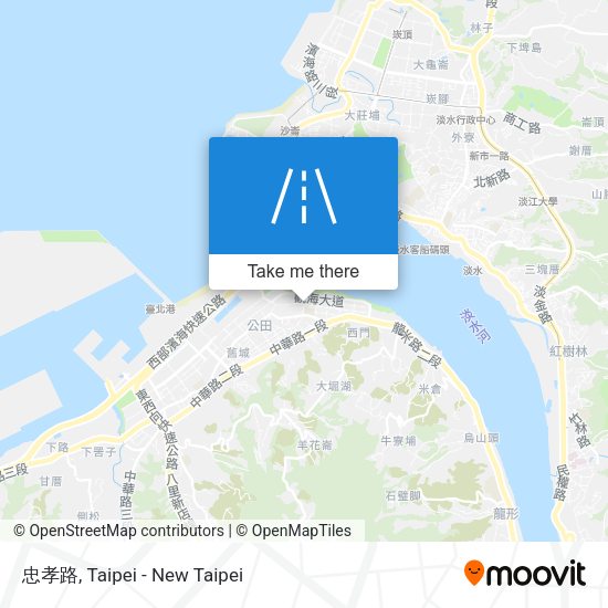 忠孝路地圖