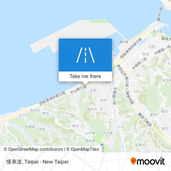 慢車道 map
