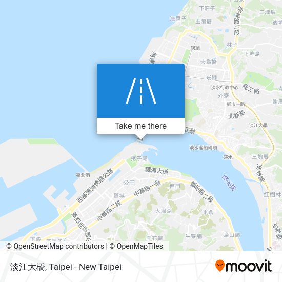 淡江大橋地圖