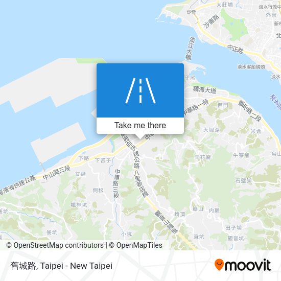 舊城路 map