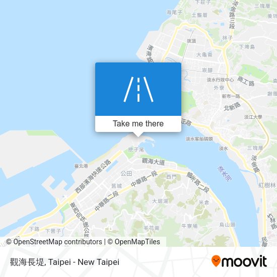 觀海長堤地圖