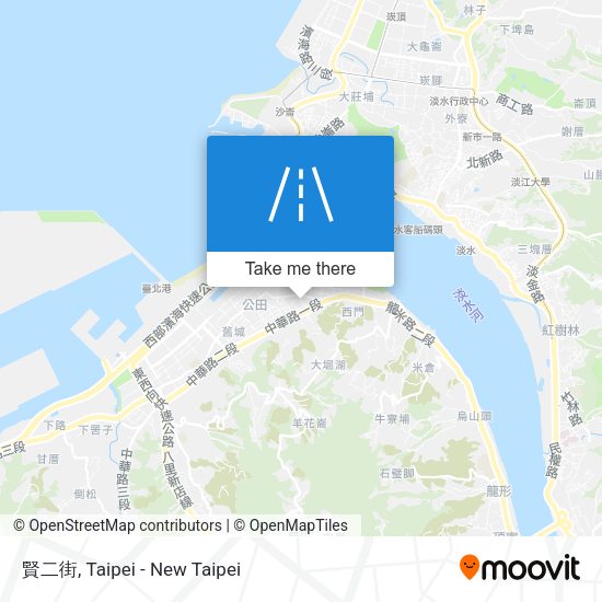 賢二街 map