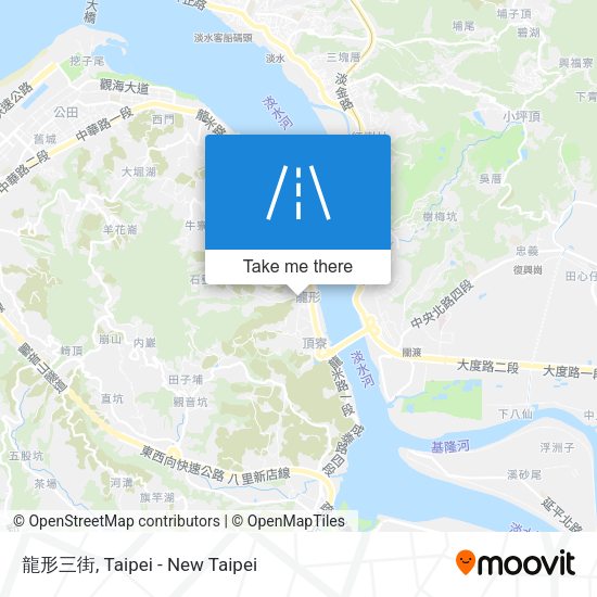 龍形三街地圖