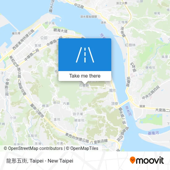 龍形五街 map