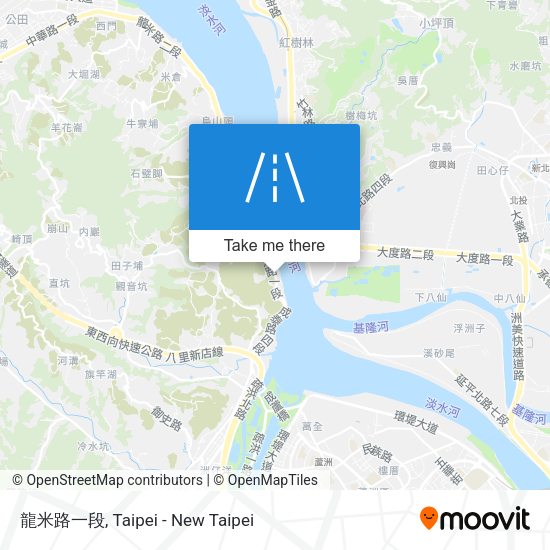龍米路一段地圖
