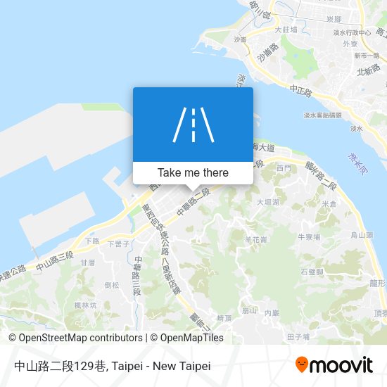 中山路二段129巷地圖