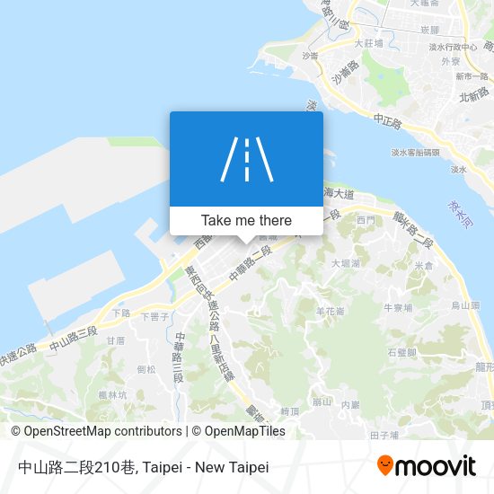 中山路二段210巷地圖