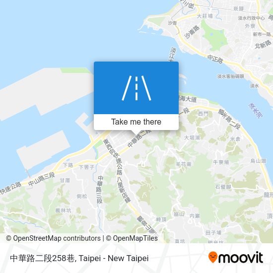 中華路二段258巷地圖