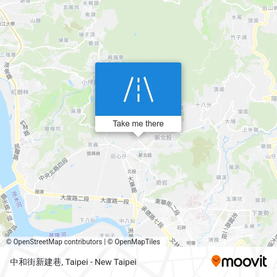中和街新建巷地圖