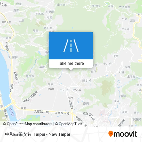 中和街錫安巷地圖