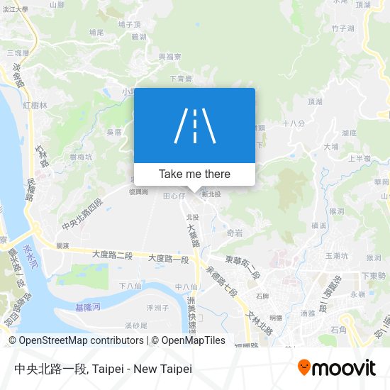 中央北路一段地圖
