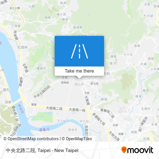 中央北路二段地圖