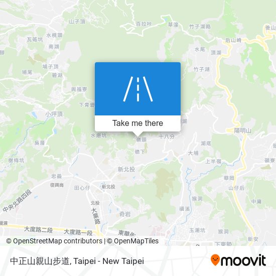 中正山親山步道 map