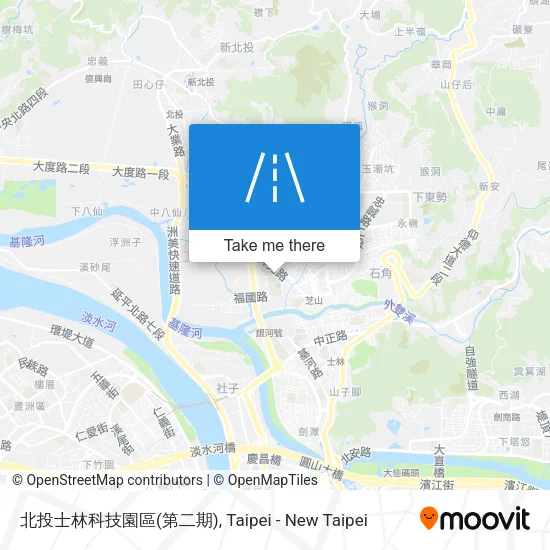北投士林科技園區(第二期)地圖