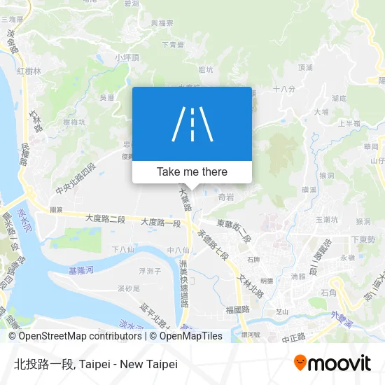 北投路一段 map