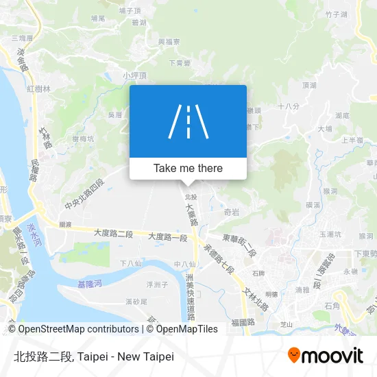 北投路二段 map