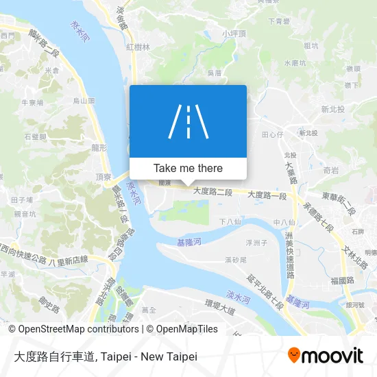 大度路自行車道 map