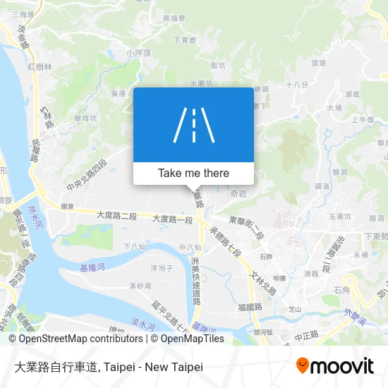 大業路自行車道 map