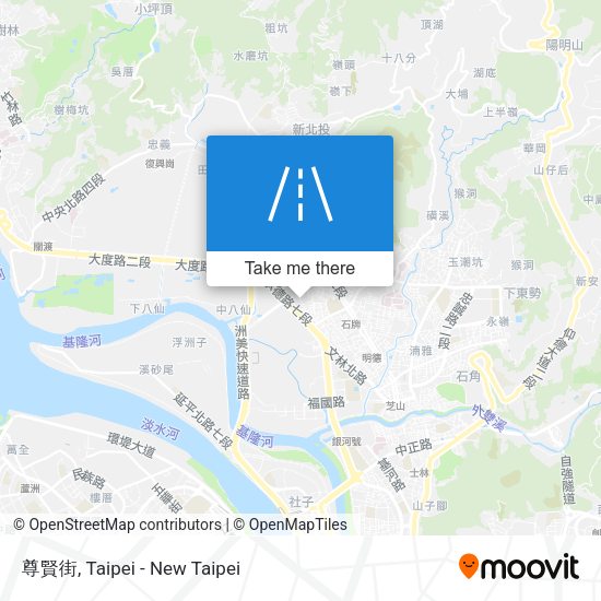尊賢街地圖