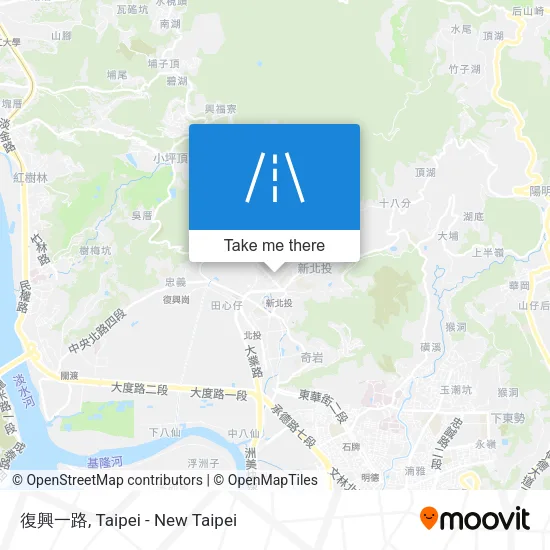復興一路 map