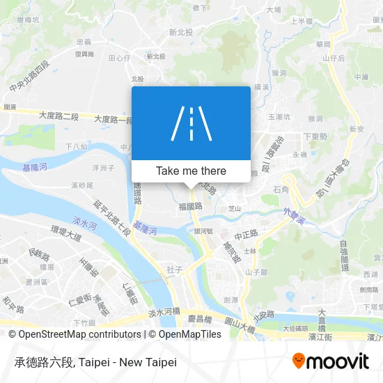 承德路六段地圖