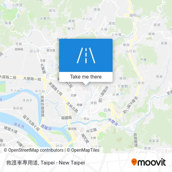 救護車專用道 map