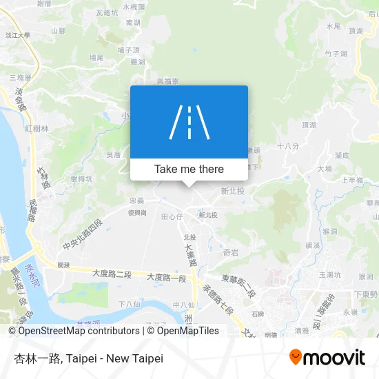 杏林一路地圖