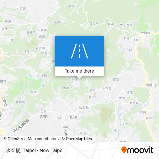 永春橋 map