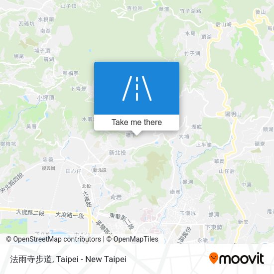 法雨寺步道 map