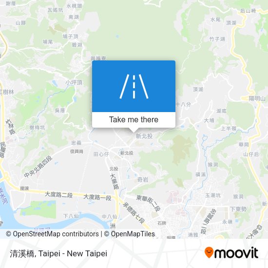 清溪橋 map